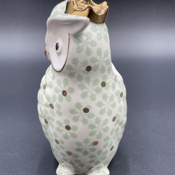 Anthropologie Owl Winterland Ceramic Vase - Picture 6 of 7